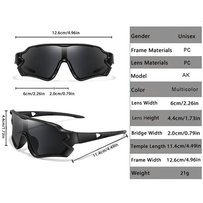 Kids UV400 Sports Sunglasses - Cycling, Camping, Fishing and Outdoor Eyewear for Boys and Girls Ages 3–8