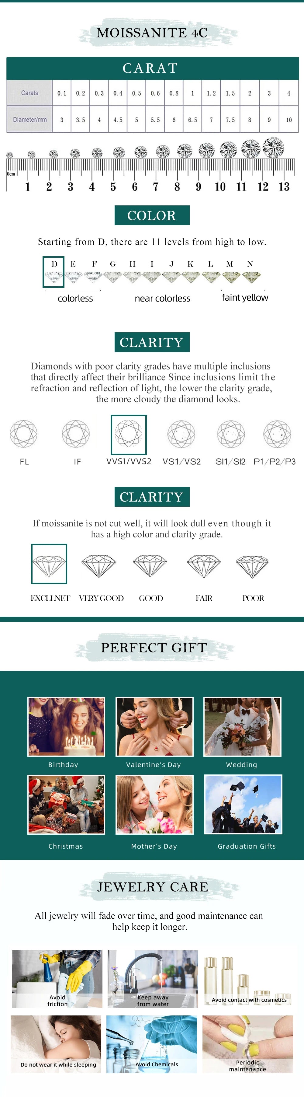 3×6mm Marquise Cut Moissanite Eternity Ring — 925 Sterling Silver Engagement & Wedding Band for Women and Men with GRA Certificate