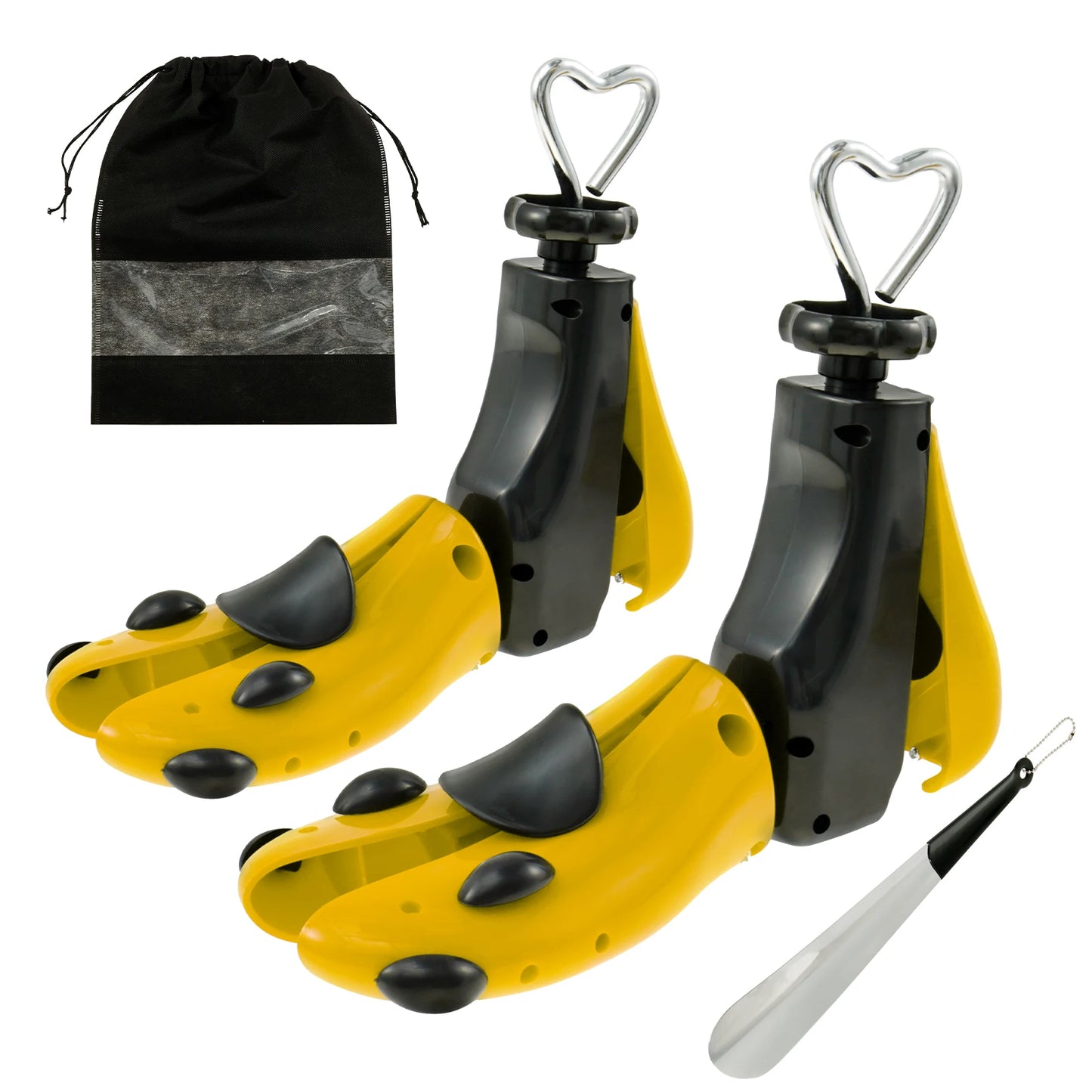 1/2 PCS Universal Adjustable Shoe Stretcher – Boot & Sneaker Widener with Steel Shaft for Men and Women
