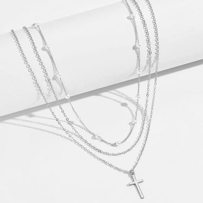 LATS Pearl Choker Necklace for Women – Double Layer Heart Pendant Jewelry Gift