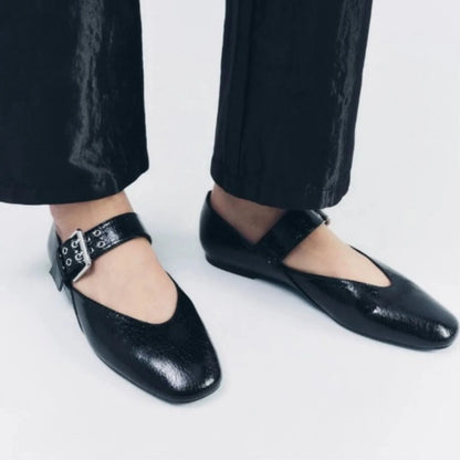 2024 Women’s Flats – Autumn Pointed Toe Loafers & Ballerinas, Retro Leopard Print Dress Shoes for Fall (Zapatos De Mujer)