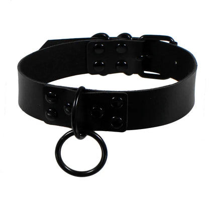 Harajuku Punk Rock Gothic Choker Necklace – PU Leather Heart Lock, Key, Spike Collar, Cosplay Accessories for Women