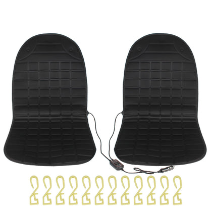 12V Electric Heated Car & Home Seat Cushion — Universal Warm Winter Cushion Cover
