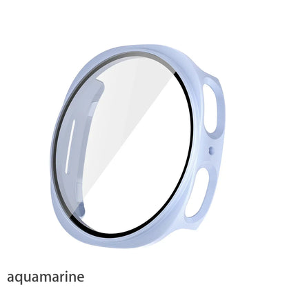 Samsung Galaxy Watch 8 Screen Protector Case – Full Coverage Tempered Glass & Scratch-Resistant Bumper Cover for 40mm/44mm Watch 8
