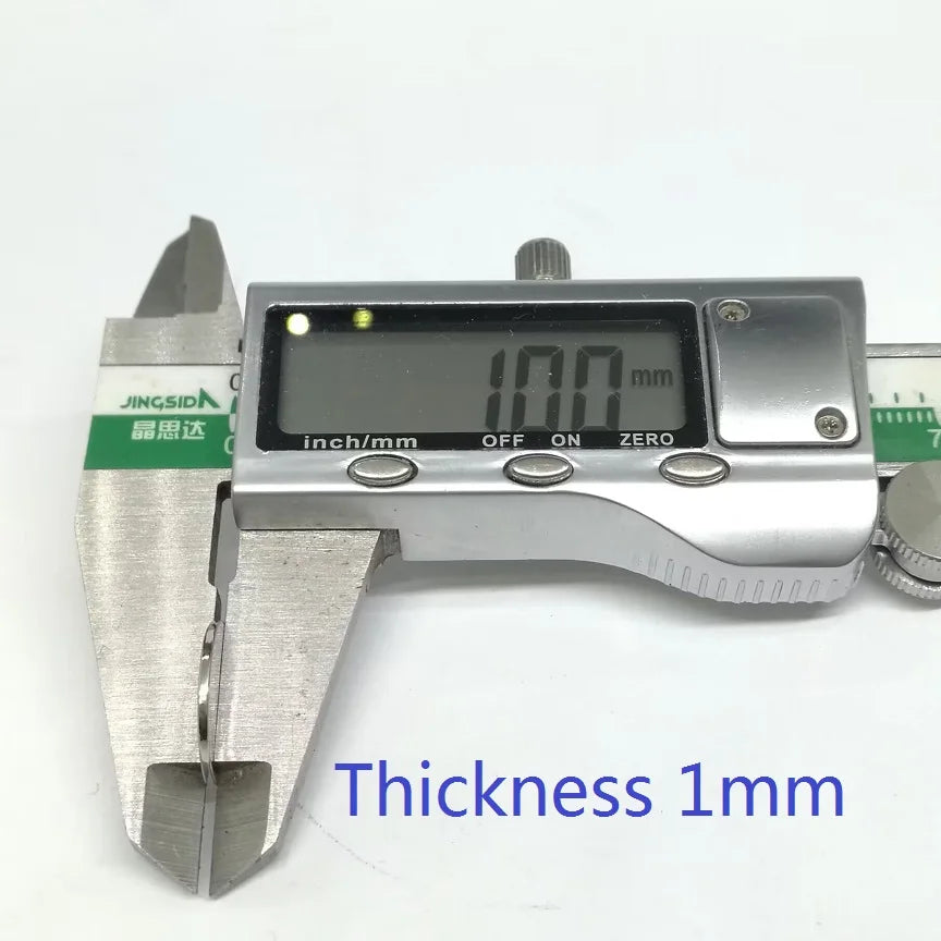10-50PCS Disc N52 NdFeB Magnets – Strong Thin Permanent Magnets (3x1, 4x1, 5x1, 6x1, 8x1, 10x1, 15x1 Sizes)