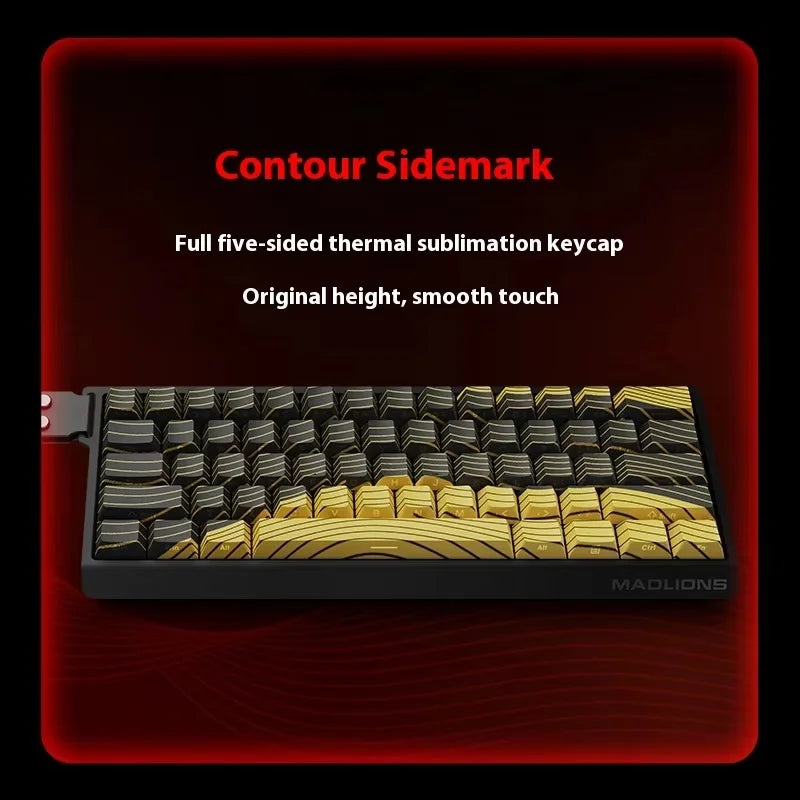 MADLIONS MAD 60/68HE Magnetic Switch Wired Gaming Keyboard – Hot Swap, Rapid Trigger, Customizable PC Gamer Accessory