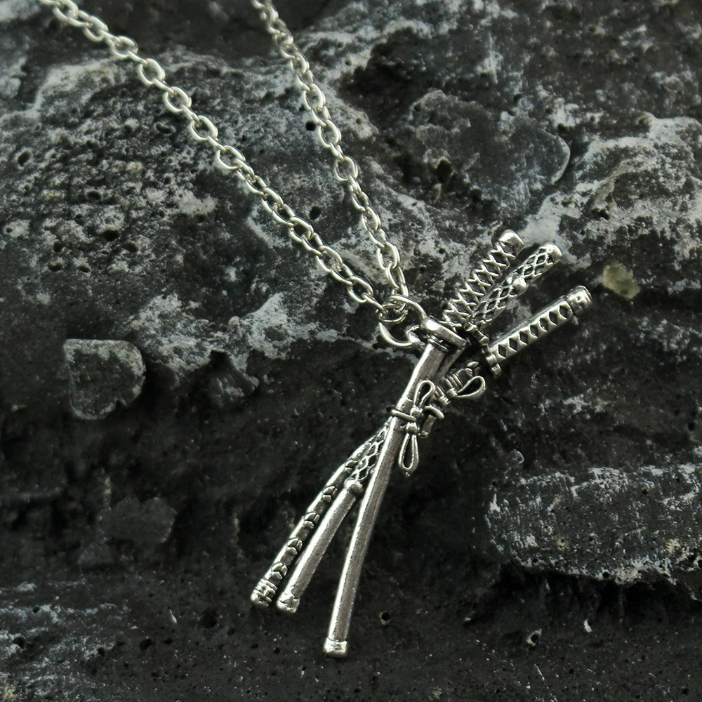 Roronoa Zoro Necklace – Three Swords Pendant Cosplay Anime Jewelry Accessory