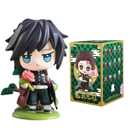 Anime Demon Slayer Blind Box Figures — 1-12pcs Tanjiro & Nezuko PVC Model Ornaments, Kids Christmas & Halloween Gift