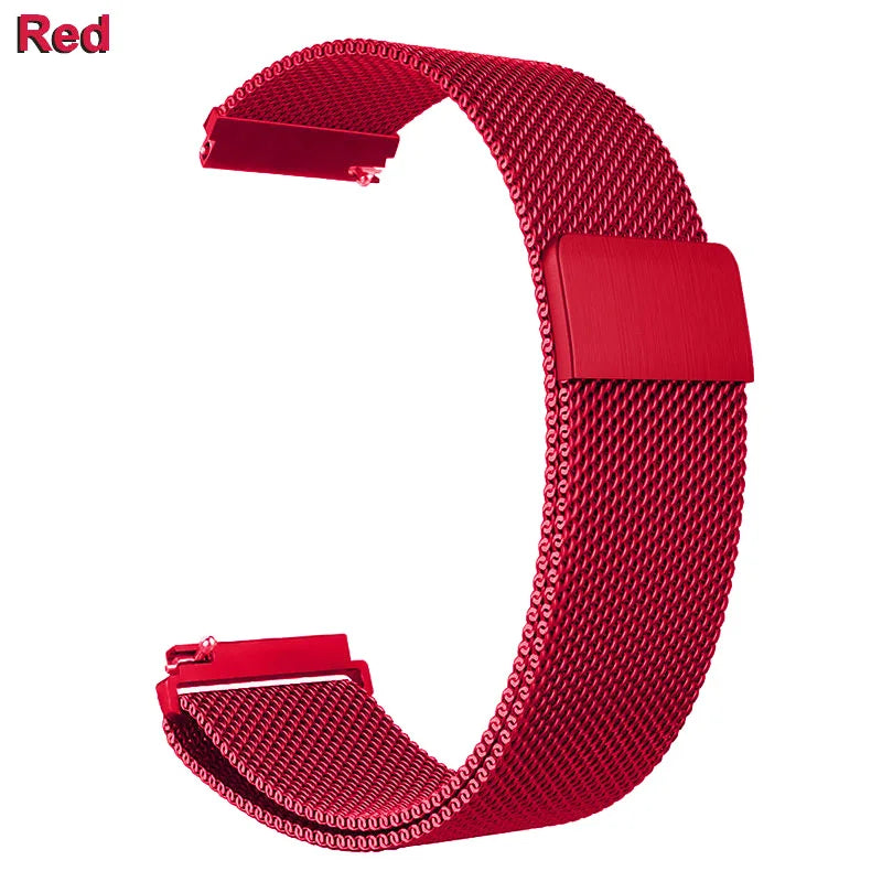 18mm-22mm Metal Watch Strap – Milanese Loop Bracelet for Garmin Vivoactive, Venu, Forerunner & SQ Series