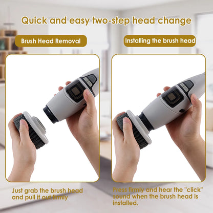 10 in 1 Electric Cleaning Brush – Multifunctional Bathroom & Toilet Brush with Voice Announcement