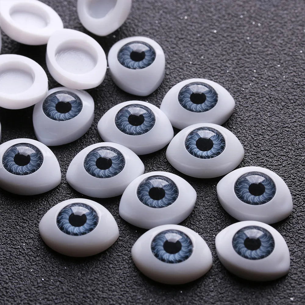 20pcs Plastic Safety Eyes for Dolls & Toys – Funny Simulation Eyes for Puppets, Animals, and Dinosaur Craft Making