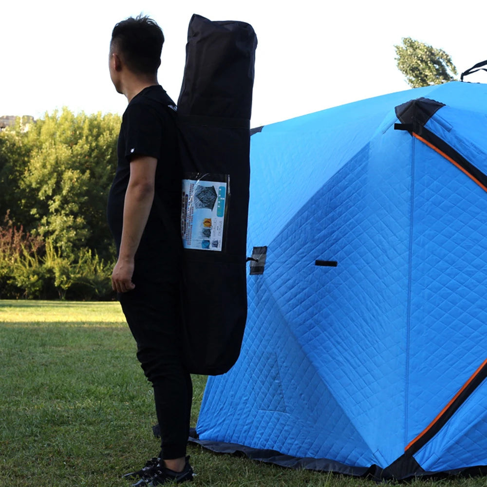 Easy Set-Up Winter Ice Fishing Tent – Portable Waterproof & Windproof Shelter for Ice Fishing