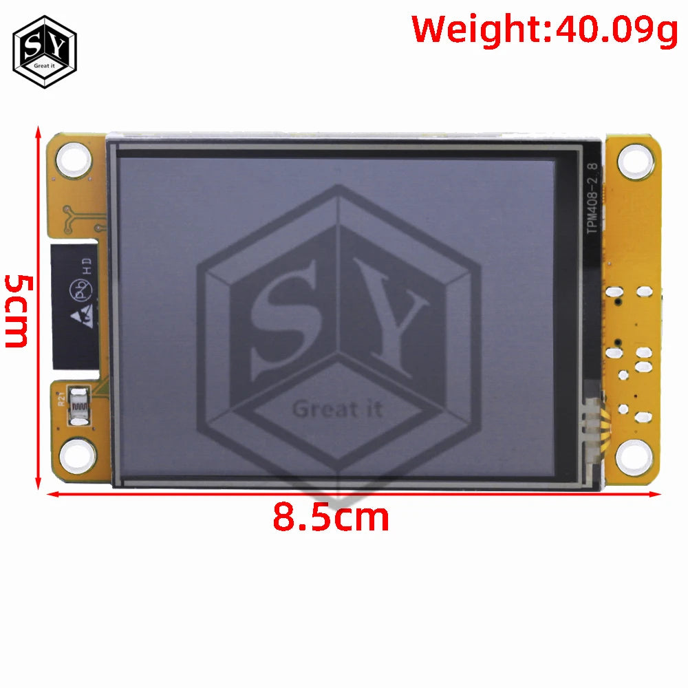 2.4/2.8/3.5" TFT Touch Screen with ESP32-WR-00M Development Board – ST7789/ST7796U WiFi & Bluetooth for Arduino