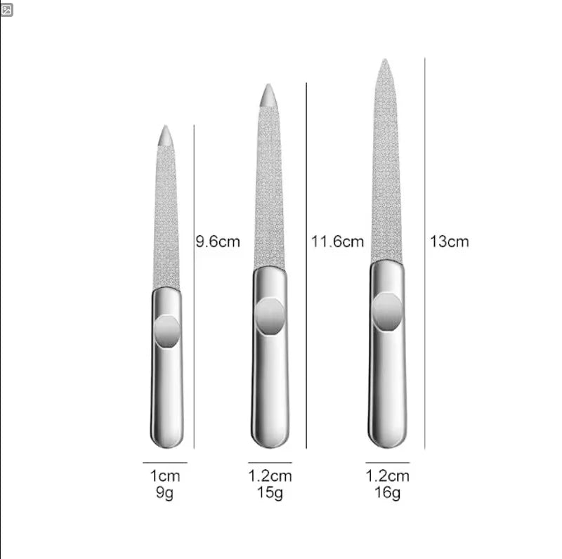 Nano Glass Nail File - Transparent Crystal Nail Polishing and Shining Tool for Smooth Nail Care