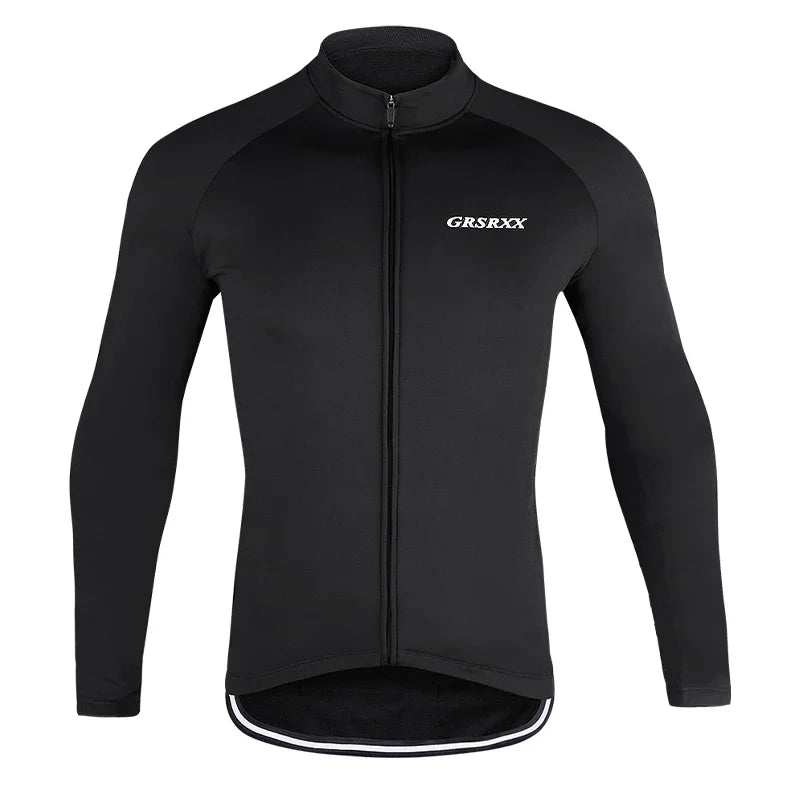 GRSRXX Thermal Winter Cycling Jacket – Unisex MTB Bike Coat & Sleeveless Long Sleeve Cycling Jersey