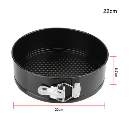 Removable Bottom Round Cake Pan – Carbon Steel Non-Stick Bakeware for Baking Cakes