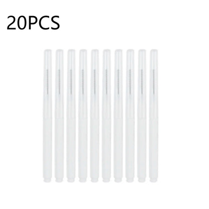 10/20/50PCS Mini Eyebrow & Lash Brushes – Disposable Bendable Brow Perm & Micro Eyelash Applicator Tools