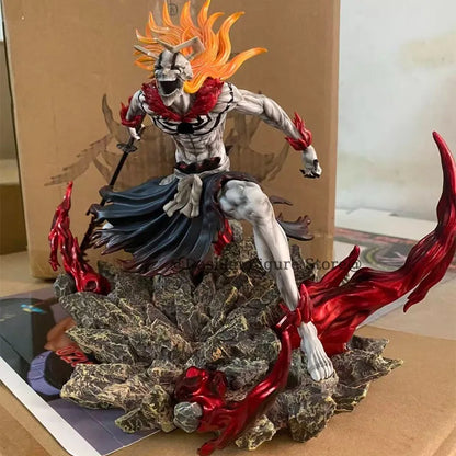 23cm Bleach Hollow Ichigo Action Figure — Saigo No Getsuga Tenshou Hollowfied Kurosaki Ichigo Collectible Statue Toy