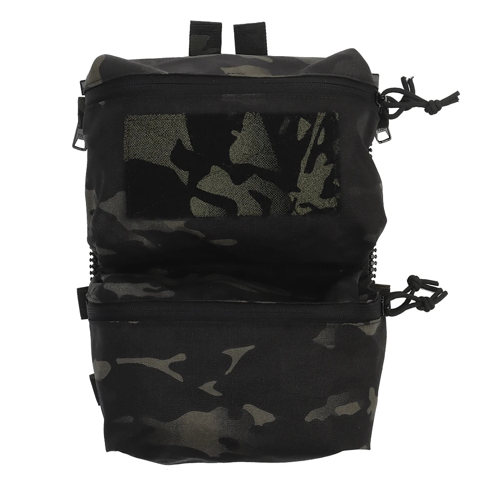 V5 FCPC Tactical Vest Backplate – Military Airsoft Hunting Plate Carrier with Sub-Package, Double Mag & Sundries Pouch