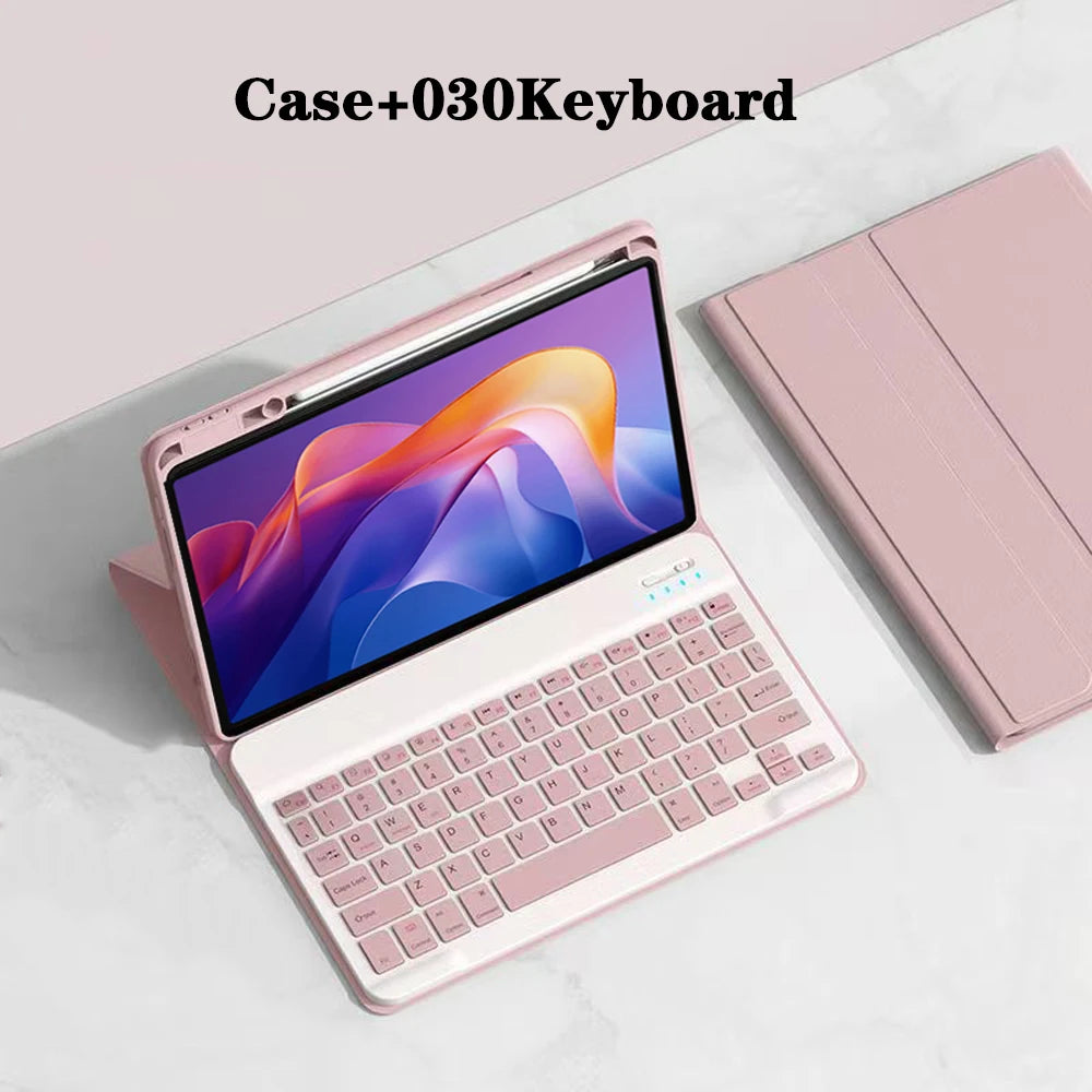 Keyboard Case for Redmi Pad 2 11-inch 2025 — Bluetooth Tablet Case with Pencil Holder for Xiaomi Redmi Pad 2