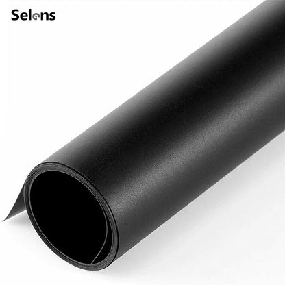 Selens PVC Photography Backdrop Board - 40×66.5cm Waterproof Matte Frosted & Smooth Background for Studio Photography