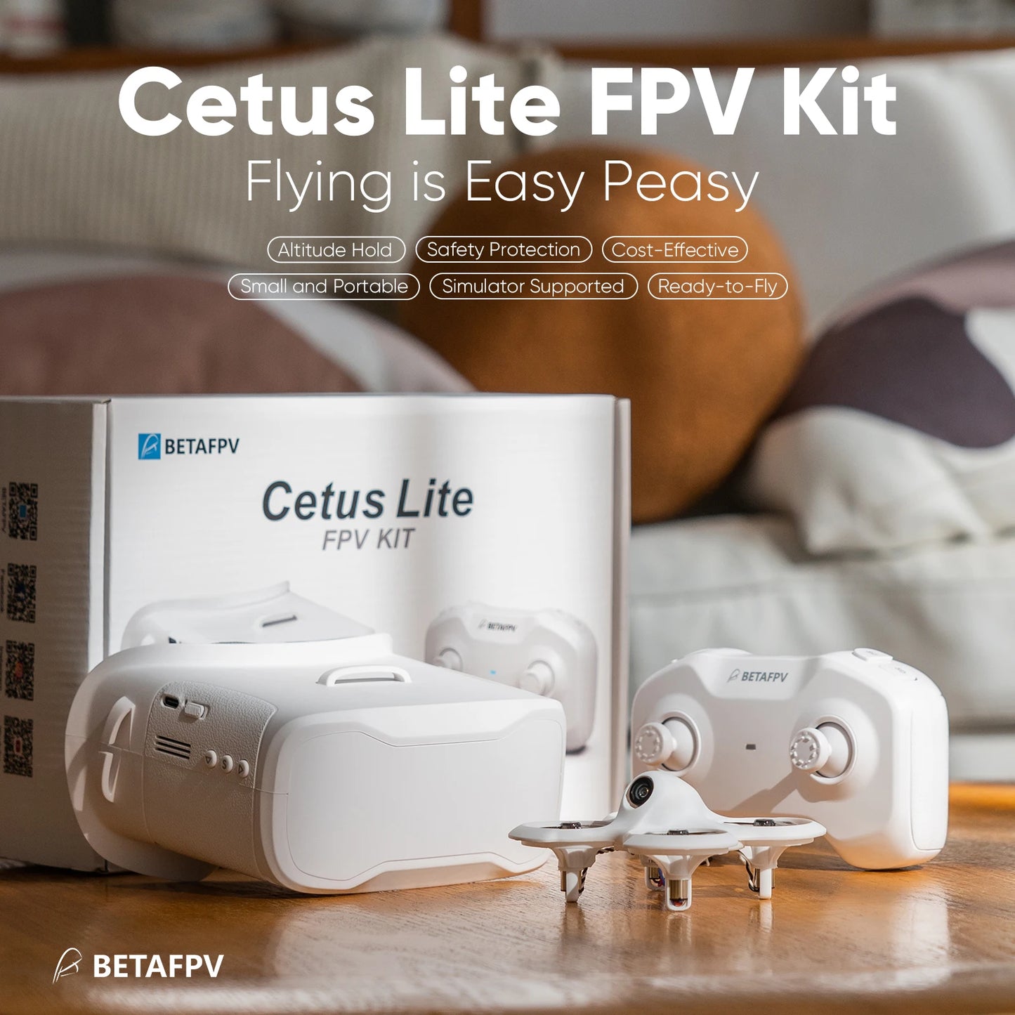 BETAFPV Cetus Lite FPV Drone Kit — RC Quadcopter for Beginners & Hobbyists
