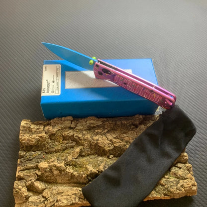 BM535 S30V Folding Knife - Color-Coated Aluminum Handle EDC Pocket Knife