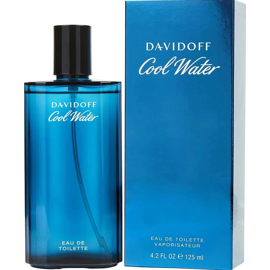 Davidoff Cool Water Eau de Toilette for Men – Fresh Marine Scent, Long-Lasting 125ml Fragrance