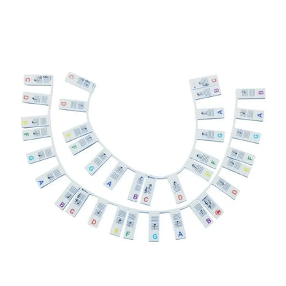 Miwayer Piano Keyboard Stickers – Removable Note Labels for 88/61 Keys, Beginner Piano Learning Guide