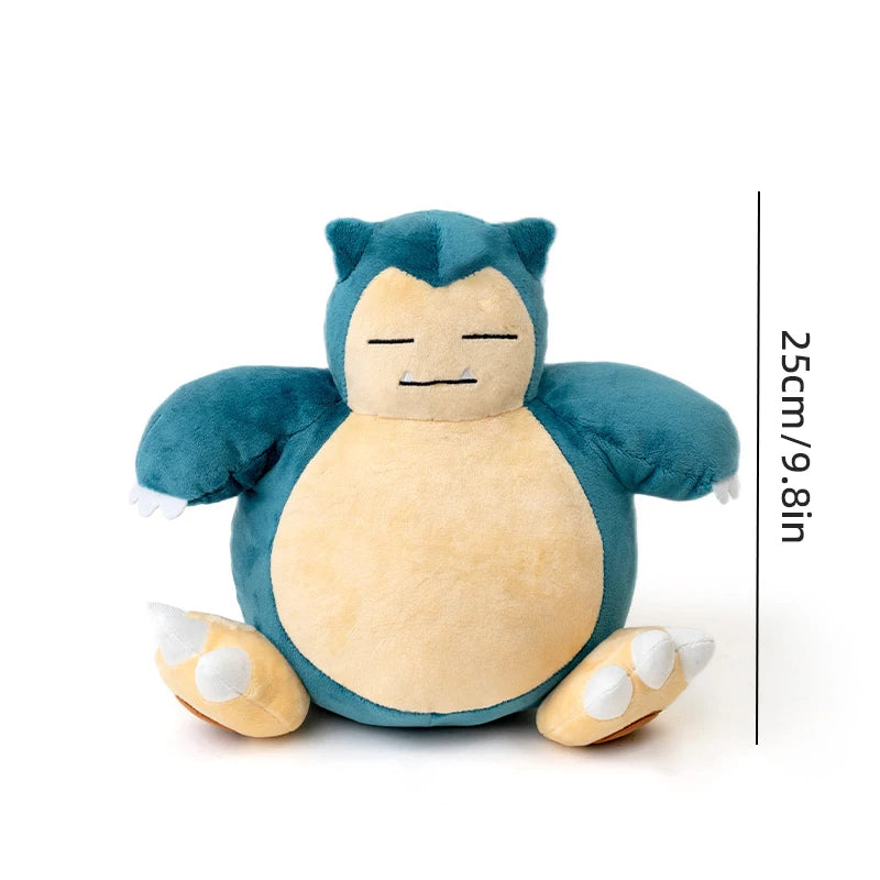 Pokemon Kawaii Snorlax Plush Toy – Cute Stuffed Doll & Throw Pillow, Birthday Gift for Kids, Boys & Home Decor