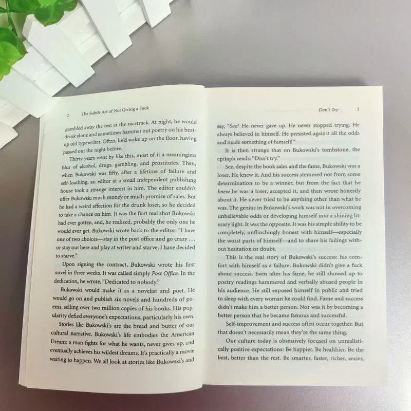 The Subtle Art of Not Giving a F*ck by Mark Manson – Self-Help Book on Happiness, Stress Relief & Personal Growth