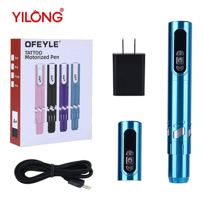 2PC Wireless Tattoo Pen Set — Professional Battery-Powered Tattoo Machine for Artists & Beginners