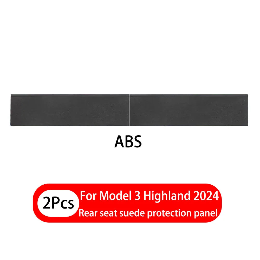 2/4/8PCS Tesla Model 3/Y Highland Door Sill Protector — ABS Anti-Kick Waterproof Threshold Strip for Front & Rear