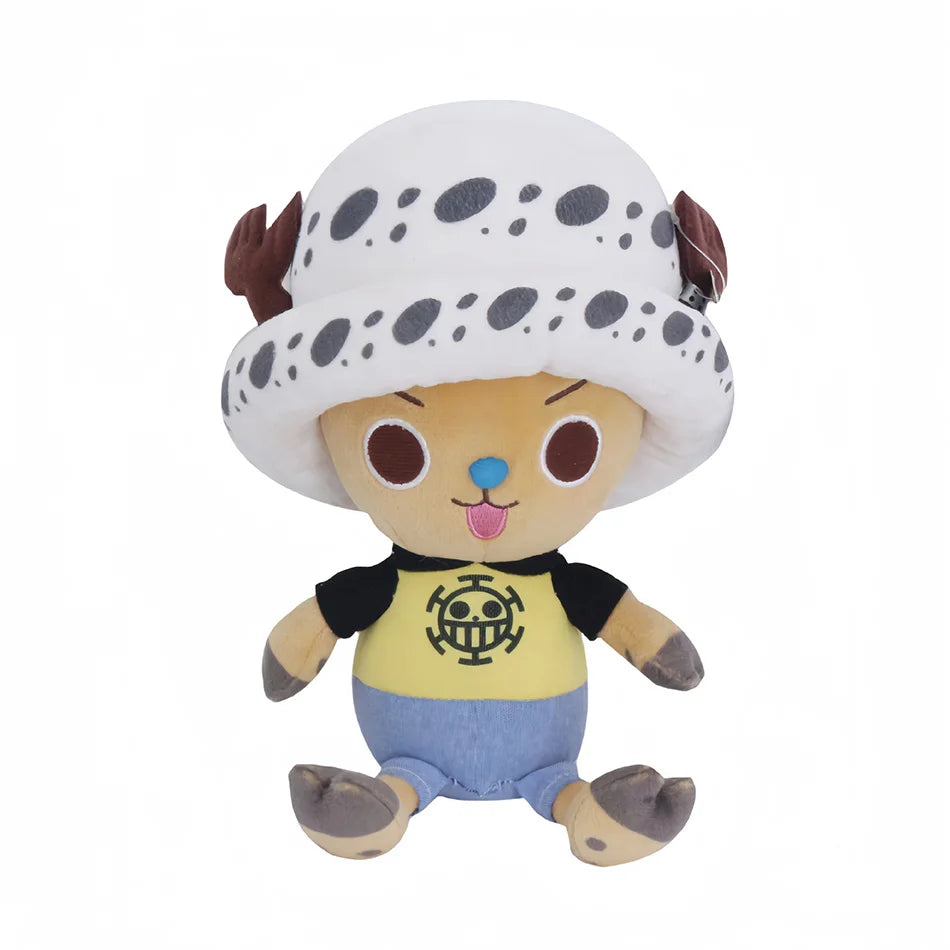 Japanese Anime One Piece Plush Toys — 25cm Luffy, Chopper, Ace & Roronoa Zoro Stuffed Dolls, Cute Cartoon Figure Kids Christmas Gift