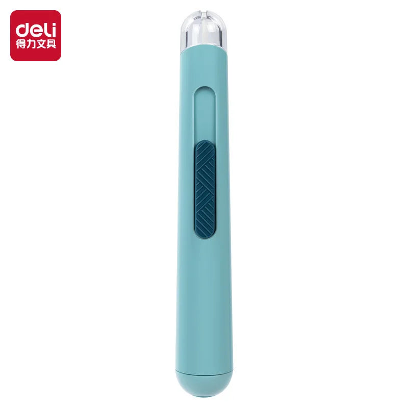 Deli Ceramic Box Cutter Utility Knife – Safe Pocket Paper Opener, Anti-Slip Office & Art Stationery Cutting Tool