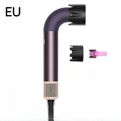 EU High-Speed Leafless Hair Dryer – Negative Ion Salon Diffuser Nozzle for Precise Styling