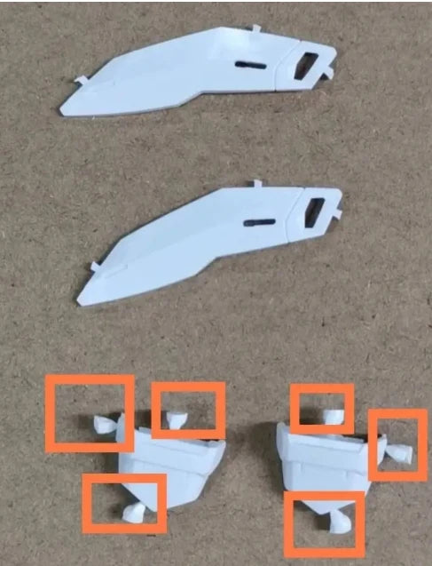 Bandai MG RG HG PG Model Kit Spare Parts – Replacement Parts for Broken or Missing Assembly Pieces