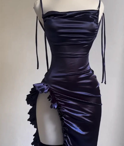 2024 Europe & US Y2K Sexy Halter Dress - Summer Cross-Border Senior Style Spice Girl Dress