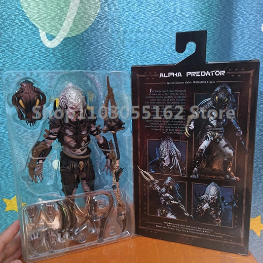 NECA Alpha Predator Figure – Predator vs Alien Edition Luxury Hunter Collectible Action Model Toy Gift