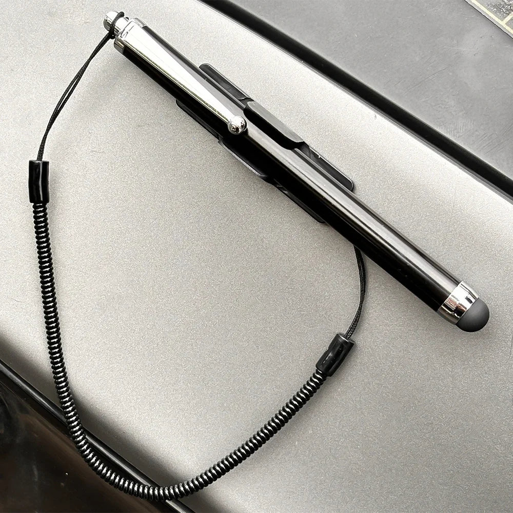Motorcycle & Cycling Touch Pen – Universal Mobile Stylus with Spring Rope for Riding