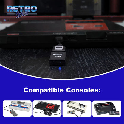 RetroScaler BlueRetro Wireless Controller Adapter – SMS Sega Master System Console Compatible
