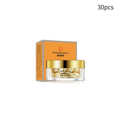 Placenta & Hyaluronic Acid Essence Capsules - Deep Hydration and Nourishing Facial & Neck Skincare for Smooth, Radiant-Looking Skin