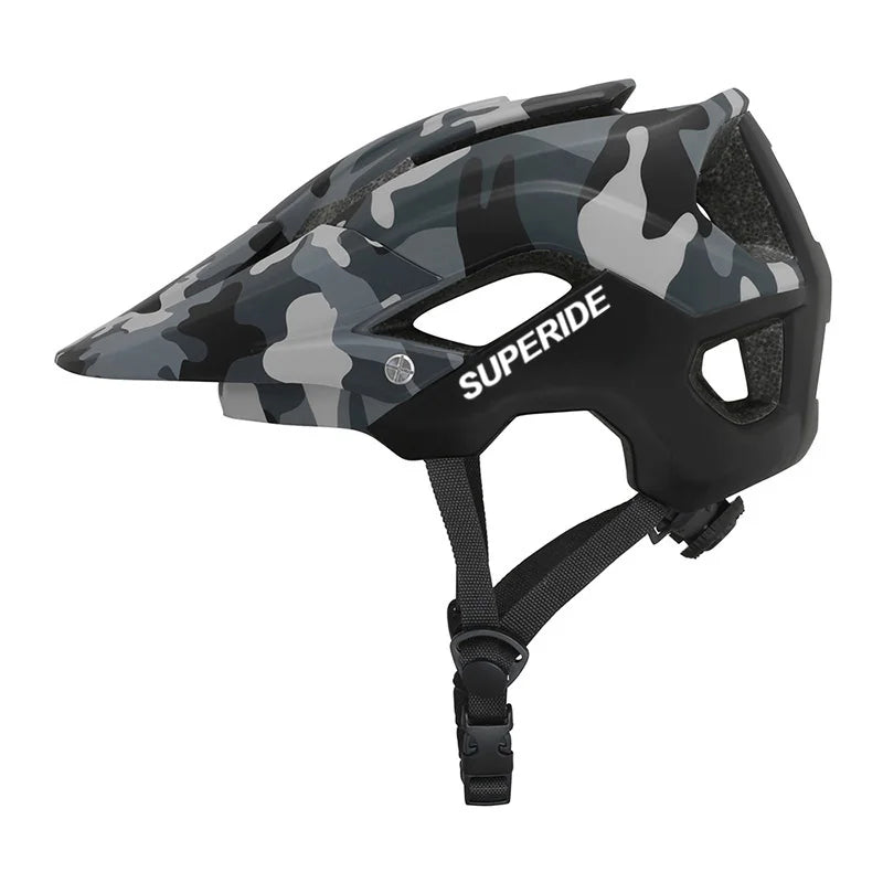 SUPERIDE Outdoor Cycling Helmet - Breathable Ultralight XC MTB Bicycle Helmet, Integrally-Molded Mountain & Road Bike Safety Gear