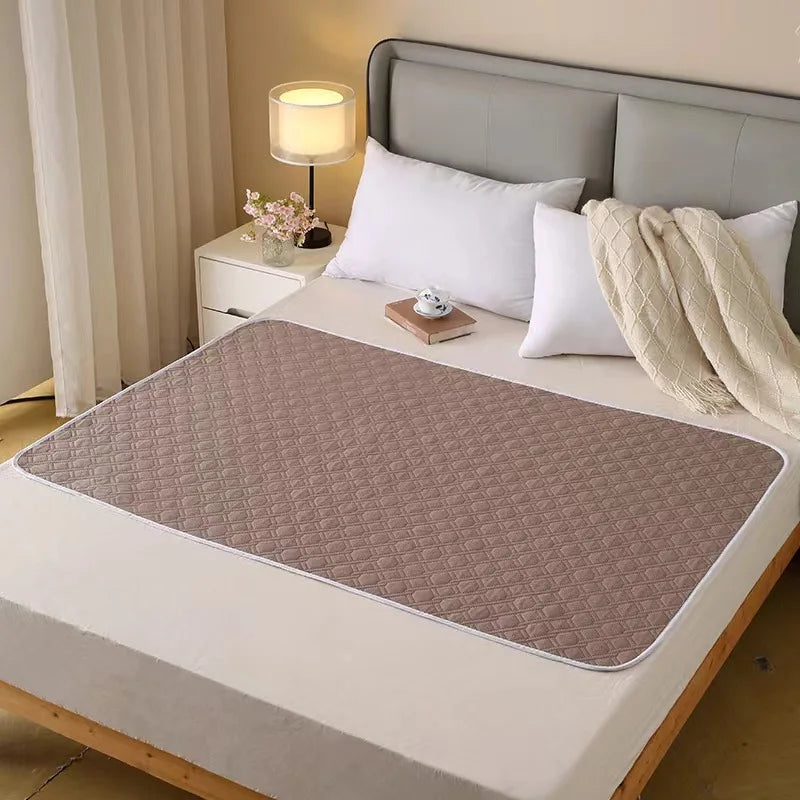 Breathable Waterproof Urine Mattress – Washable Cotton Bed Cushion for Nursing & Diaper Care, Extra Large Size