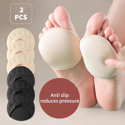 2-Pack Breathable Toe & Forefoot Pads – Reusable Foam Cushions for Pain Relief, Anti-Slip Foot Protectors for Comfortable Walking
