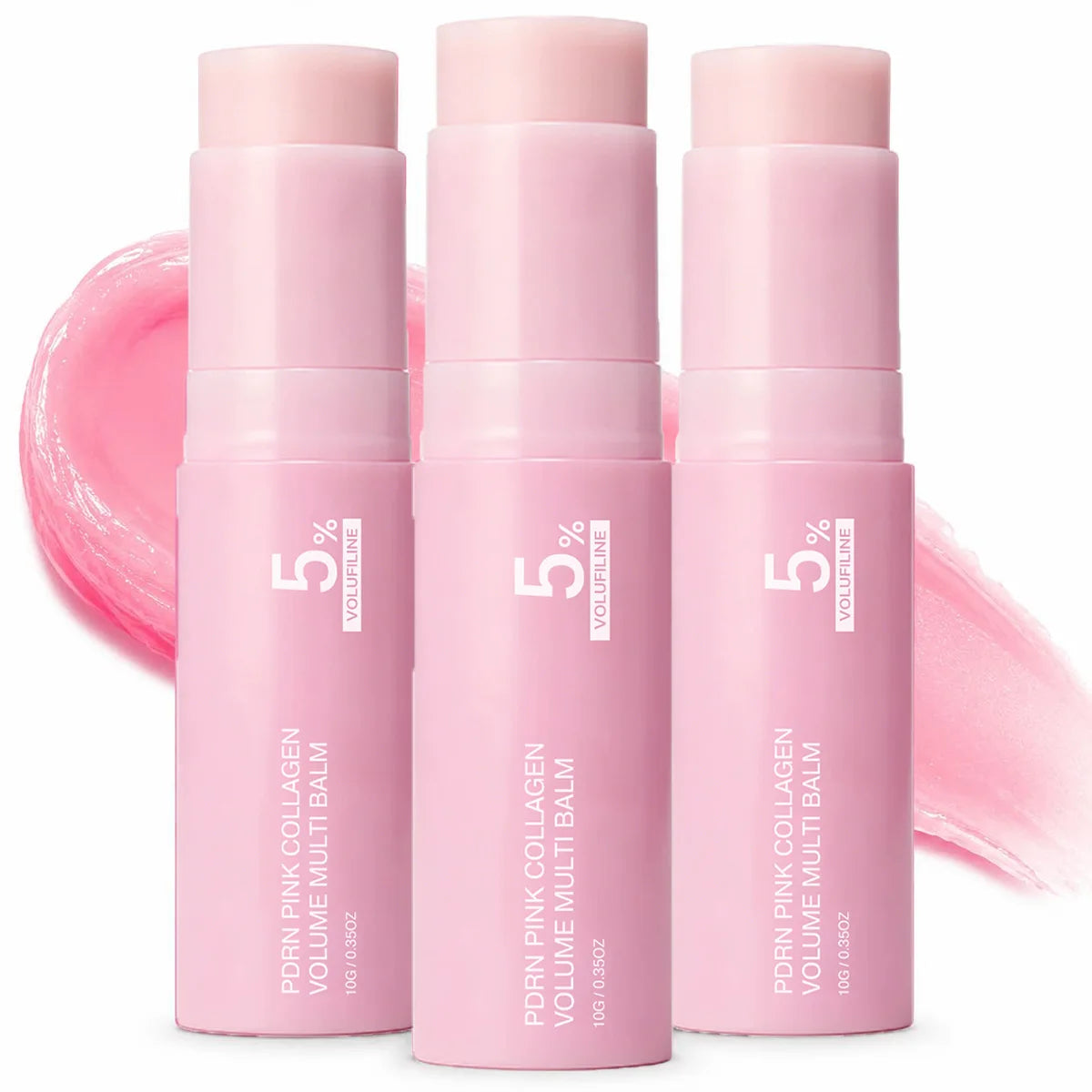 PDRN Pink Collagen Multi Balm Stick - Face & Body Radiance Care for Under-Eyes, Neck & Fine Lines