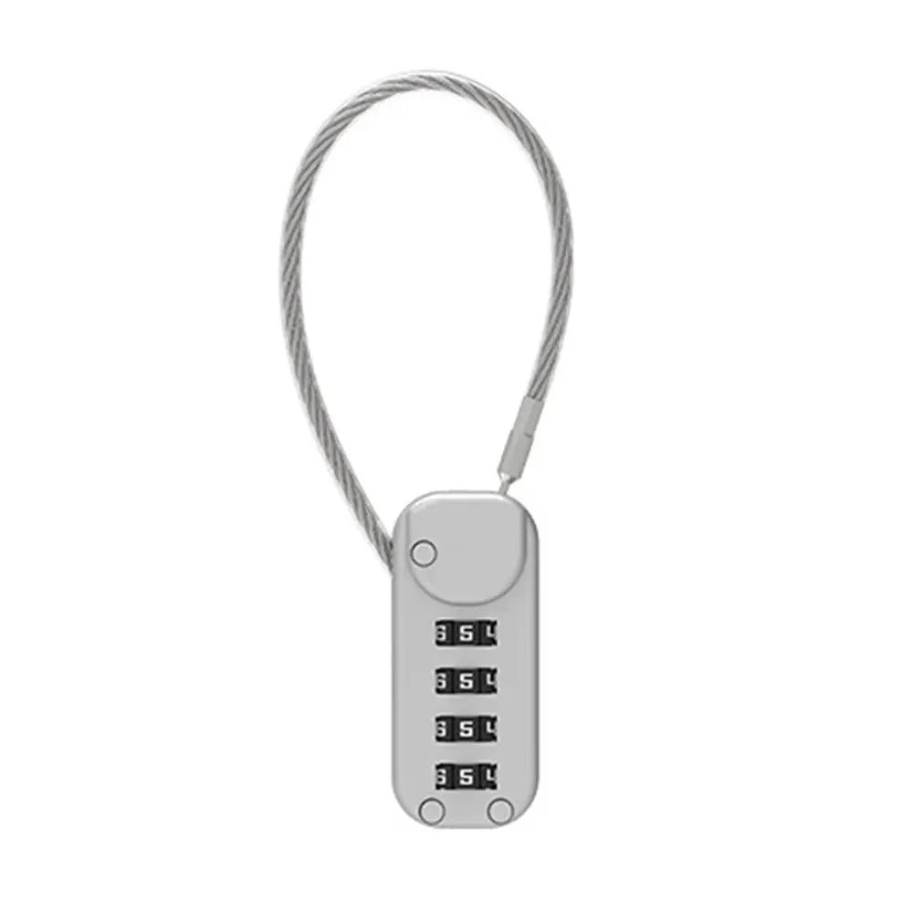 3-Digit Resettable Combination Mini Padlock – Luggage, Backpack, Zipper & Cabinet Security Lock for Travel & Dorm Use