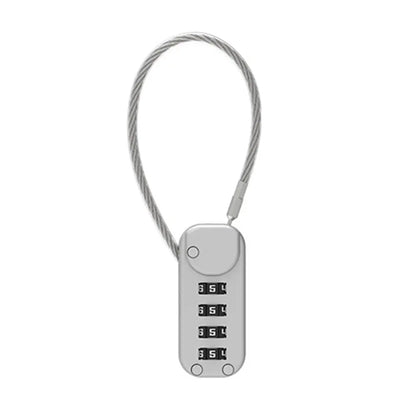 3-Digit Resettable Combination Mini Padlock – Luggage, Backpack, Zipper & Cabinet Security Lock for Travel & Dorm Use