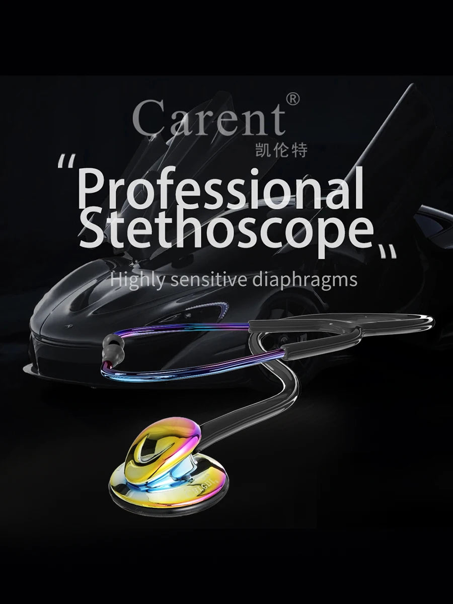 Professional Single Head Medical Stethoscope — Custom Engraved Cardiology Stethoscope for Nurses and Health Care Professionals