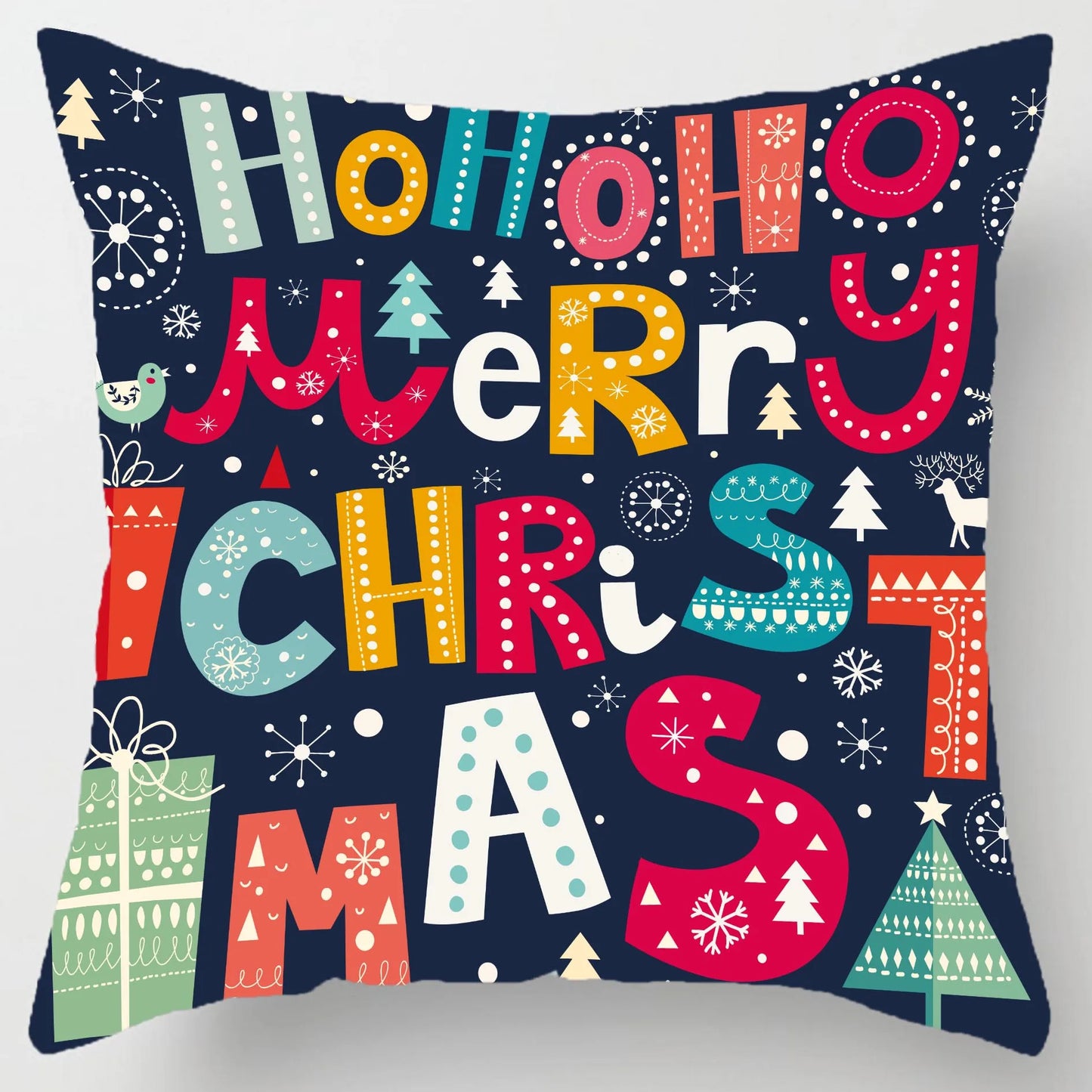Christmas Pillowcase Set 45x45cm – Festive Cushion Covers for Home Décor & Holiday Gifts